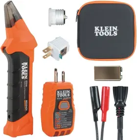 Klein Tools 092644694929 Et310kit Ac Circuit Breaker Finder Kit Electric Tester Orange