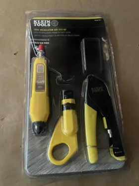 Vdv002818 Klein Tools Coax Cable Installation And Test Kit