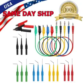 Ref95609 Kumbala Horusdy 22pc Auto Back Probe Kit Multimeter Test Leads Alligator Clips Wire Tool