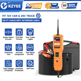Km10 Kzyee 611677792718 Auto 12v/24v Circuit Tester Electrical System Tool Power Probe Kit