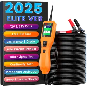 Kzyee-km05 Kzyee Km05 Super Power Circuit Probe Tester 12v 24v Automotive Syste