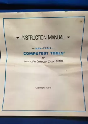 Cpt2000 Mac Tools By Bek-tech Automotive Computer Circuit Testing Set With Instruct #2