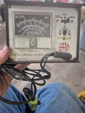 Et-601 Mac Tools Tach Dwell Meter Rpm Engine Test Electrical Unit Tachometer