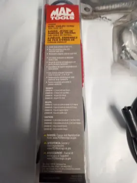 Et95922 Mac Tools 6 Pc Coiled Cord Test Lead Set Plus 5 Bonus Leads Part#et95922