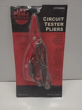 Et1p28850 Mac Tools Etp28850 New Circuit Tester Pliers 6-28 Volt