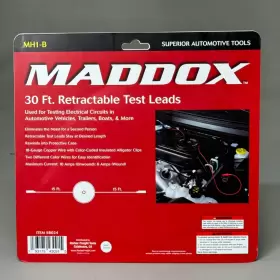 58024 Maddox 30ft Retractable Test Leads Used For Testing Electrical Circuits #3