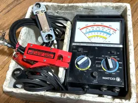 Matco Tools Et760 Et-760 Tach Dwell Meter Rpm Engine Test Electrical Unit Tachometer Amp Ohm