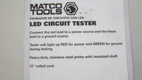 Md1646 Matco Tools New Led Circuit Tester #3