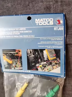 Rtj69 Matco Tools Relay Test Jumper Kit Set To Multimeter #2