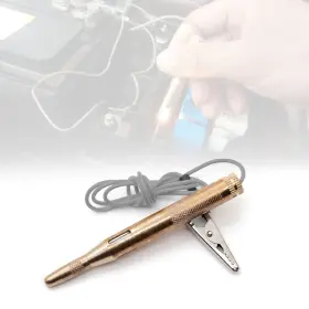 Mg Mega Oto Market Kk-01 12v Automotive Circuit Tester Pen Led Voltage Test Light 4 Inches Metalic
