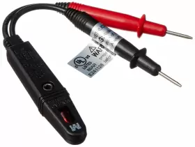59010 Morris Products Circuit Tester 80-500 Volts Ac/dc Economy Twin Lead Black