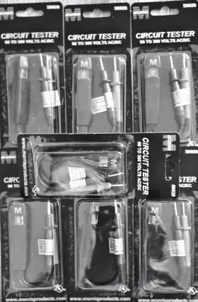59020 Morris Lot 7 Circuit Tester 90 To 300 Volts Ac/dc