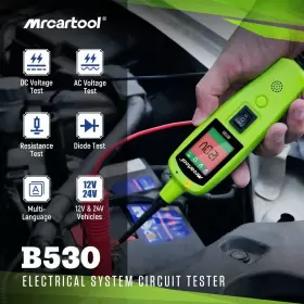 12v24v Mrcartool B530 Car Power Circuit Probe Tester Auto Electrical Analyzer Digital Voltmeter #2
