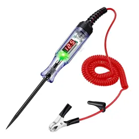 3-120v Mxcoirtp Mtp01 Automotive Test Light With Led Dc Digital Voltage Display Black