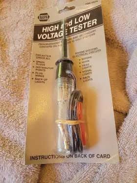 700-1074 Napa High And Low Voltage. New Tester 6v 12v Car Boat Rv Motorcycle Trailers