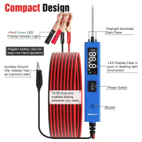 Cp10 Obdresource Automotive Circuit Tester 12v 24v Car Power Probe #2