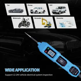 Mz-823 Obdresource Automotive Circuit Tester 6/12/24v Digital Lamp Bidirectional Voltage #2