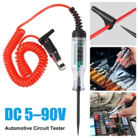 Octoder 655887903069 Circuit Tester Probe Light Voltage Pen Detector 5v-90v Dc Electric Car Fuse Test