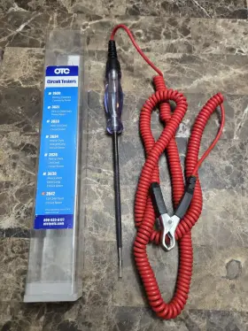 12-24v Otc 3642 Hd Truck Circuit Tester / Test Light With Extra Large Clamp #3642