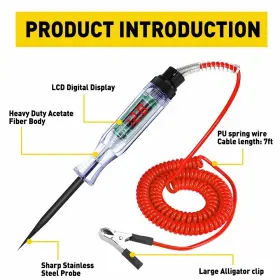 Wwd-szb-76411 Oxilam 1 Digital Electric Circuit Voltage Tester Automotive Test Car Light Truck #2