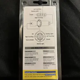 Oyviny 926585401480 12v 7 Way Blade Socket And 4 Pin Trailer Light Circuit Tester With Led Indicator