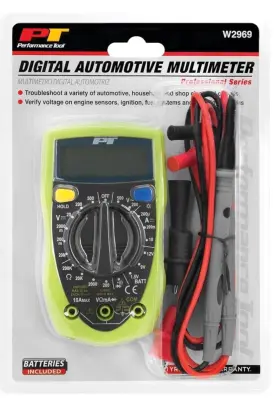 W2969 Performance Tool New Digital Automotive Multimeter Volt Meter Electrical Tester Wiringdiagnostic