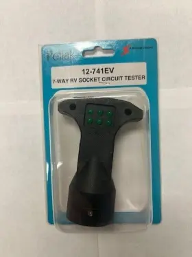 12-741ev Pollak 7-way Rv Socket Circuit Tester