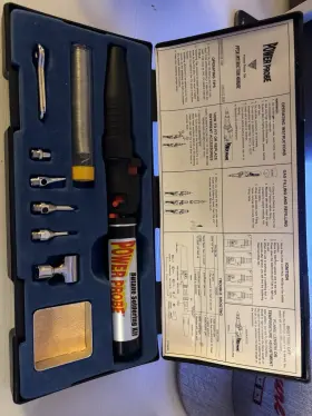 3114ma06 Power Probe Sudering Kit Almost Brand New Used Once All Tips Except One