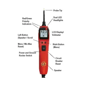 Pwp-pp3ezredcs Power Probe 816724021012 3ez Clamshell - Red #3