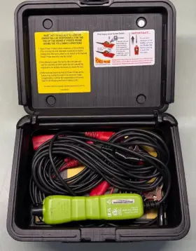 Power Probe Pp319ftcgr 3 Circuit Tester 12-24v Tested Working With Case Leads