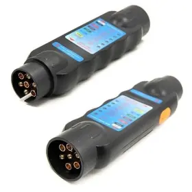 Reliature Re-074 7pins 12v Car Truck Trailer Plug Socket Tester Wiring Circuit Light Test Tool