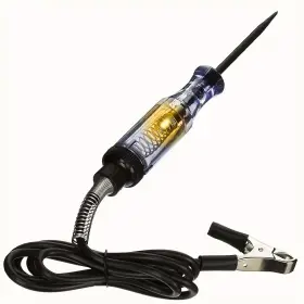 Vvt-e02 Schuhria Test Light Automotive Circuit Tester 6v-12v-24v Abs Handle Black
