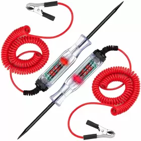 Tester-01sfba Sedovnou 2-pack Automotive Test Light Led Digital Circuit Tester Dc 3v-48v Auto Elec