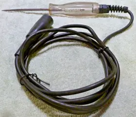 3c4f Snap-on 12 Volt Electrical Test Light Ct4f Vintage Probe Superb Condition #2