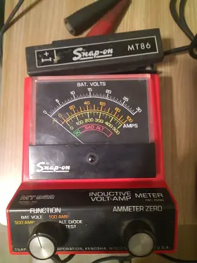 7429 Snap On Inductive Volt-amp Meter