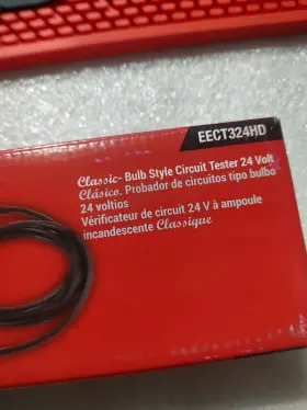 Eect324hd Snap-on Tools Brand New 24v Classic Bulb Style Circuit Tester Red #3