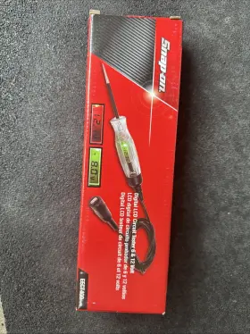 Eect400bk Snap On For Digital Circuit Tester Eect400 New 12volt Lcd Black