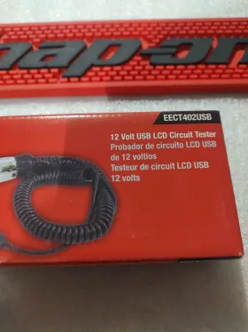 Eect402usb Snap-on Tools Brand New 12v Digital/lcd Circuit Tester Usb Plug Clr #3
