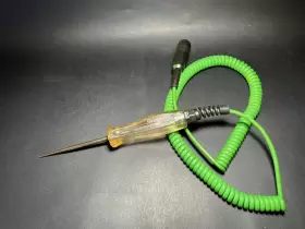 Eect300b Snap On Eest300b Snap-on Clear Circuit Tester 6 - 12 Volt. Test Light Rare Green #2