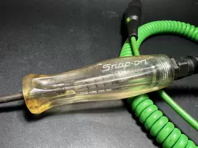 Eect300b Snap On Eest300b Snap-on Clear Circuit Tester 6 - 12 Volt. Test Light Rare Green
