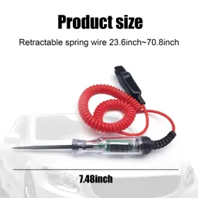 Soxsb701re-3-48-1 Sodcay 1 Pc Car Digital Electric Pen 3-48v Circuit Tester Light Test Wit #2