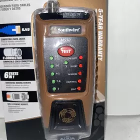 Southwire 032886935244 M550 Continuity Tester For Data And Coax Cables New #2