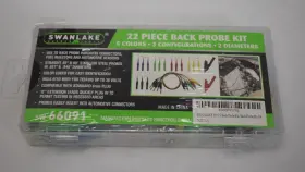 Sw66091 Swan Lake 22 Piece Back Probe Kit For Automotive Diagnostics 5 Different Colors