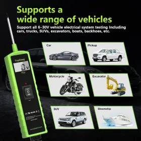 6-30v Topdiag 641837382831 P60 Car Circuit Tester Power Probe And Voltage Diagnostic Tool #3