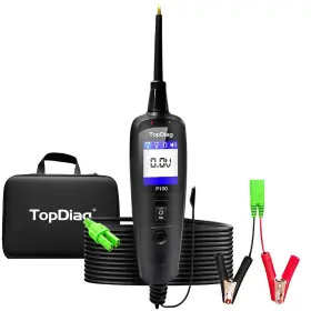 P100 Topdiag 753955453710 Power Circuit Probe Kit Electric Tester Tool Ac Dc Voltage Car Di