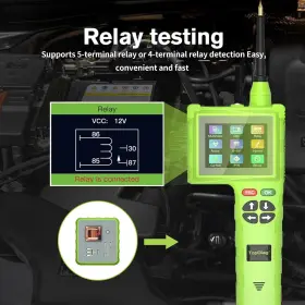 Ad214 Topdiag P200 Pro Automotive Electric Circuit Tester Leakage Injector With Relay #3