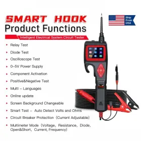 H01ad176 Topdiag P200 Power Circuit Probe Tester 9-30v Automotive Electric Tool Us