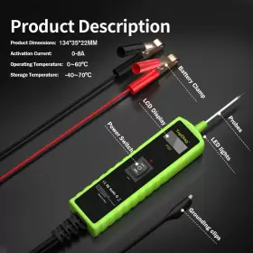 Lov8765489002223bw Topdiag P60 Automotive Circuit Tester Car Electrical System Short G4h4 #2