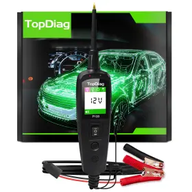 P100-2m Topdiag P100 12v 24v Electrical Car Circuit Tester Power Probe Diagnostic Tool