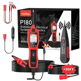 9-30v Topdiag P180 Car Circuit Tester With 40ft Cable Breaker Finder Tool